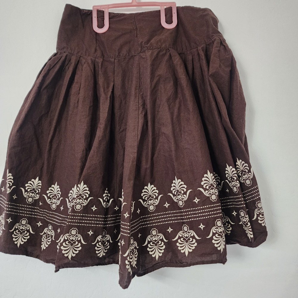 St. John Bay Skirt Brown Size 8